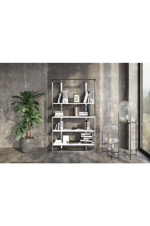White High-Gloss Bookshelf | OROA Modern Fauna | Oroa.com