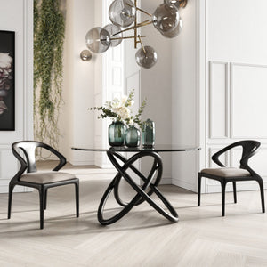   Intertwined Black Base Dining Table | Oroa.com