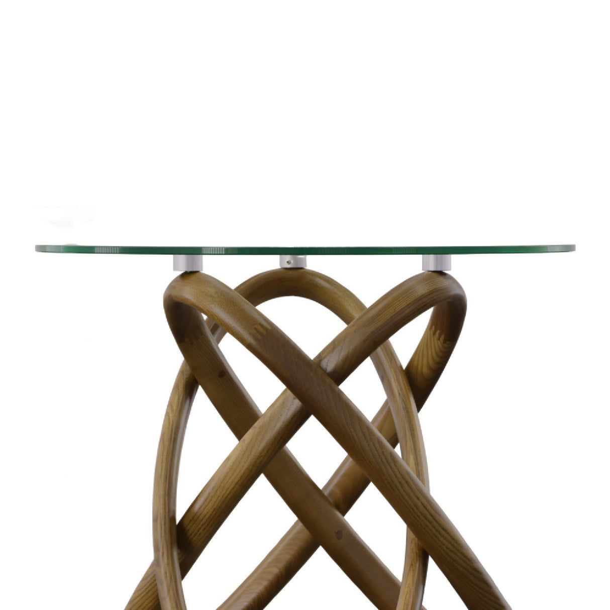 Interlocking Wood Base Side Table | OROA Modern Mason