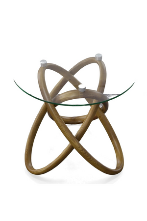 Interlocking Wood Base Side Table | OROA Modern Mason | Oroa.com