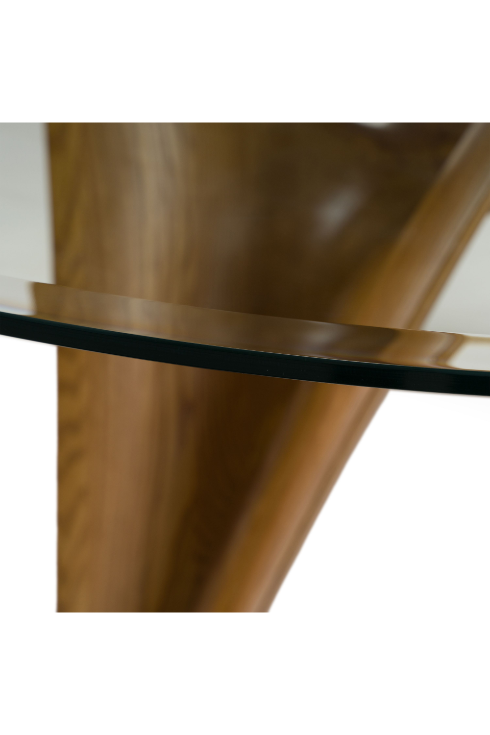 Round Tempered Glass Dining Table | OROA Modern Seguin | Oroa.com