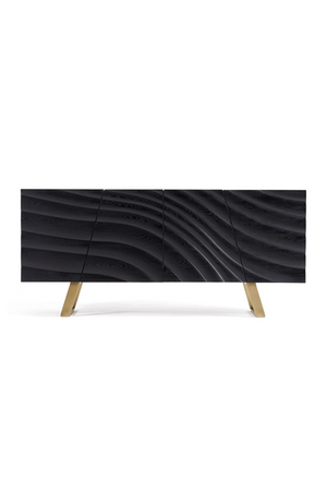 Wave Patterned Ash Sideboard | OROA Modern Finley | Oroa.com