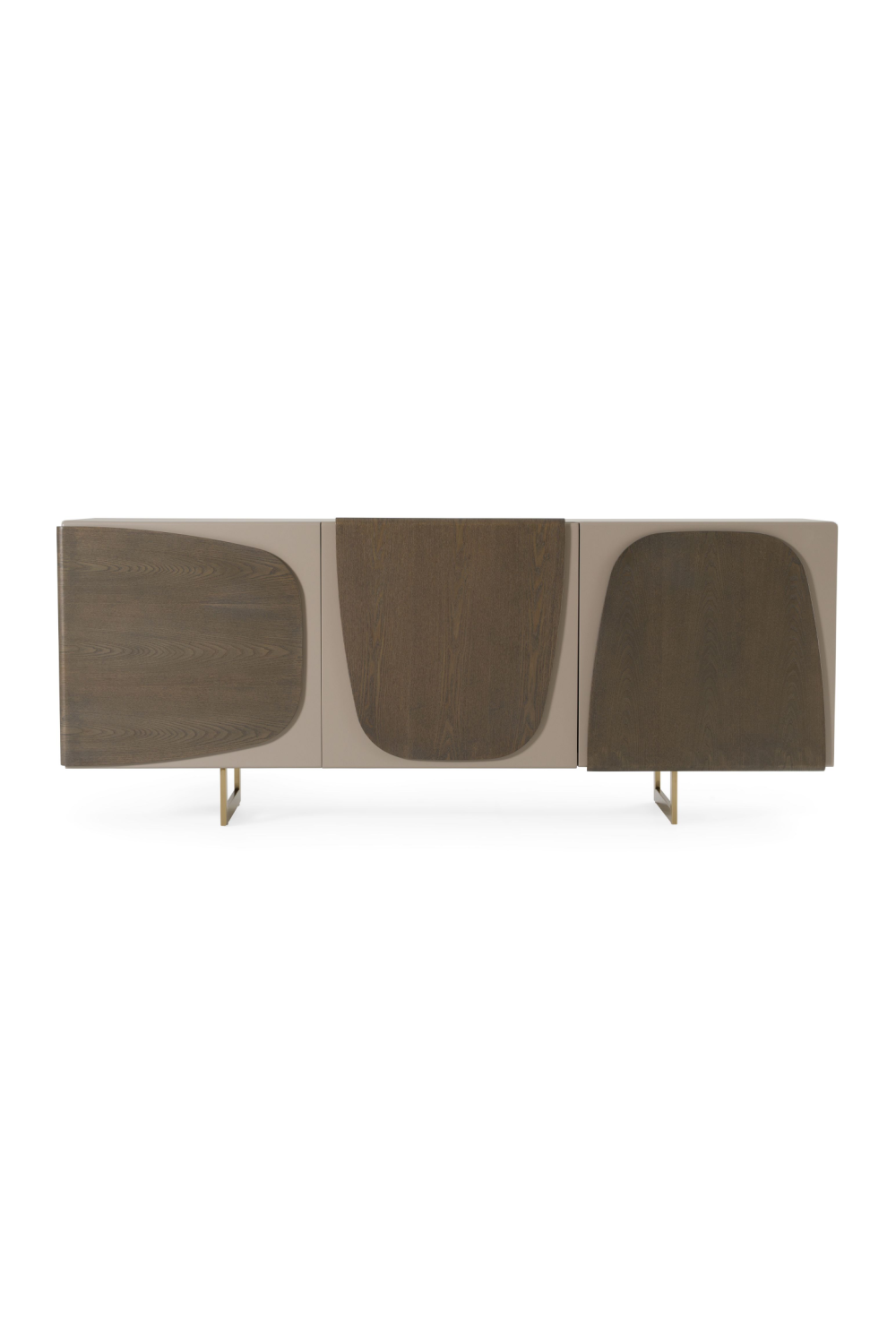 Gray Wooden 3-Door Sideboard | OROA Modern Wynetta | Oroa.com