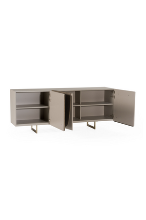 Gray Wooden 3-Door Sideboard | OROA Modern Wynetta | Oroa.com