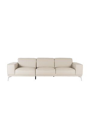 Gray Italian Leather Sofa | OROA Modern Soho | Oroa.com