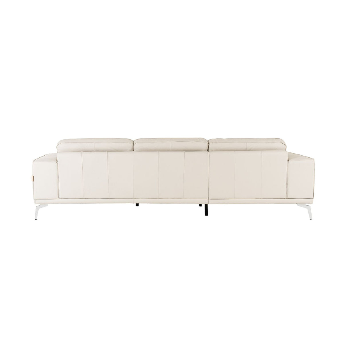   Gray Italian Leather Sofa | Oroa.com