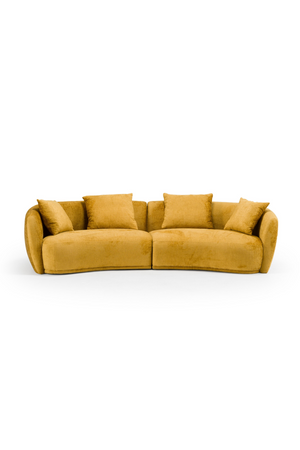 Yellow 4-Seater Sofa | OROA Modern Oakland | Oroa.com