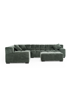Green Fabric Modular Sofa | OROA Modern Ludwig | Oroa.com