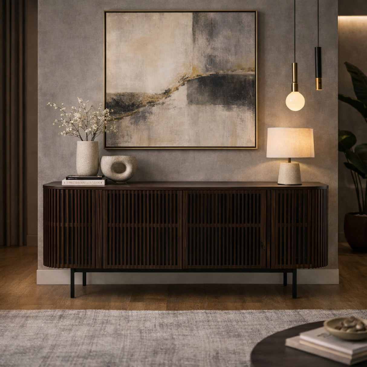   Smoked Ash Sideboard | Oroa.com