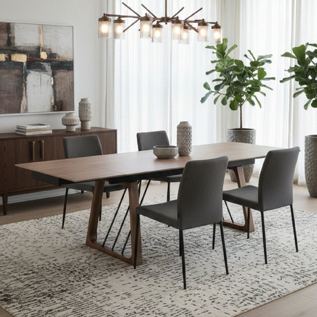 Ceramic Extendable Dining Table | OROA Modern Emmond