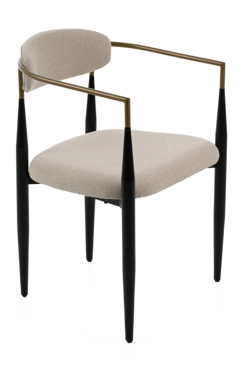 Gold-Armed Dining Chair | OROA Modern Buchtel | Oroa.com