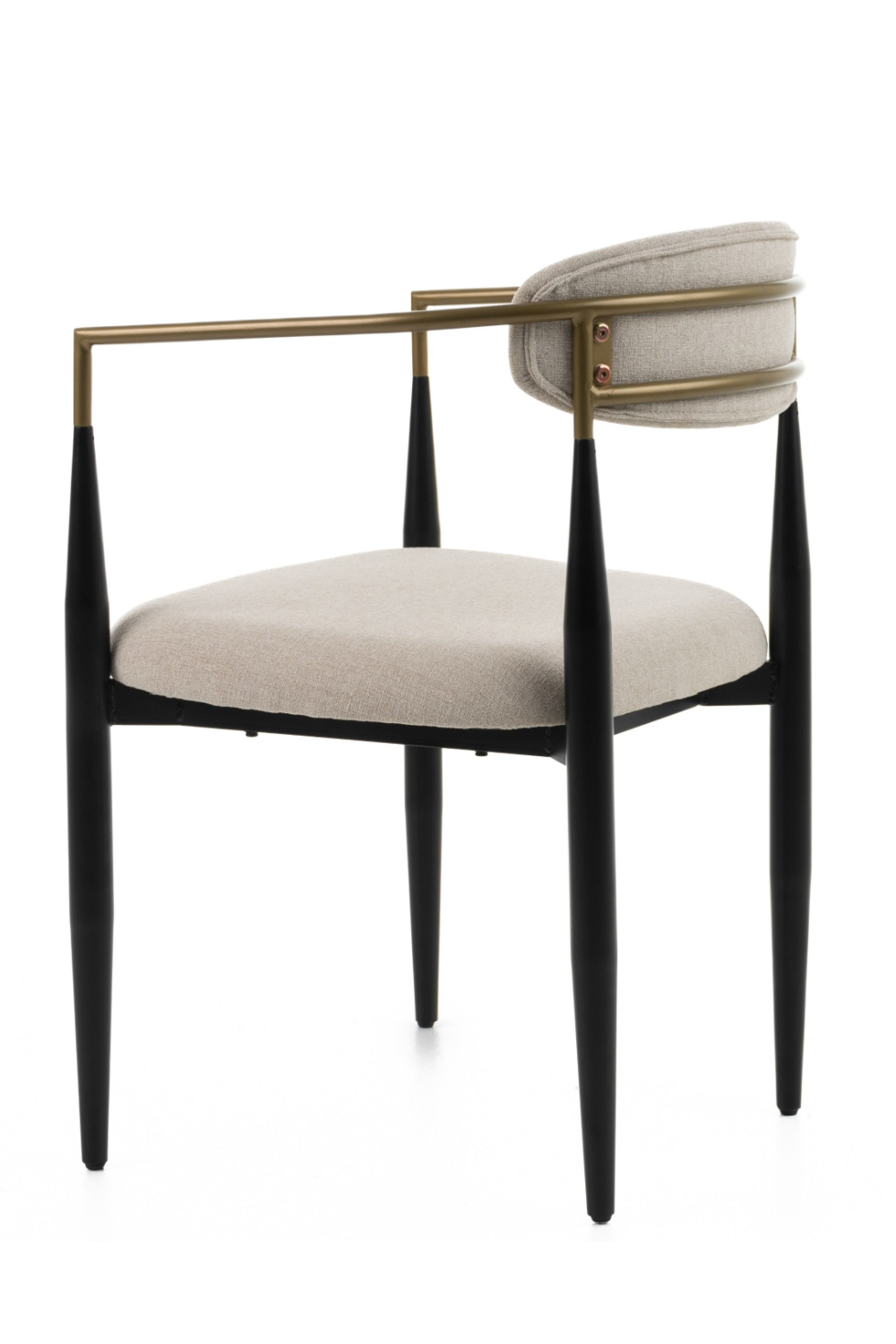 Gold-Armed Dining Chair | OROA Modern Buchtel | Oroa.com