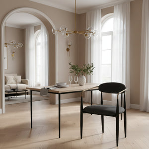   Gold-Armed Dining Chair | Oroa.com