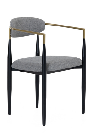 Gold-Armed Dining Chair | OROA Modern Buchtel | Oroa.com