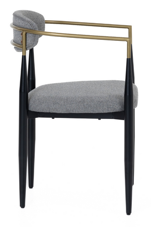 Gold-Armed Dining Chair | OROA Modern Buchtel | Oroa.com