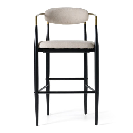   Gold Armed Bar Chair | Oroa.com