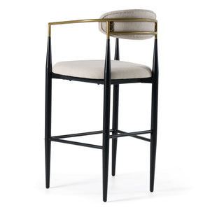   Gold Armed Bar Chair | Oroa.com