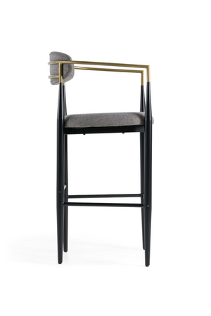 Gold Armed Bar Chair | OROA Modern Buchtel | OROA