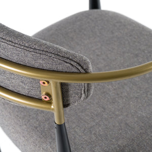   Gold Armed Bar Chair | Oroa.com