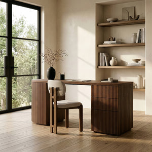   Wooden 3-Drawer Desk | Oroa.com