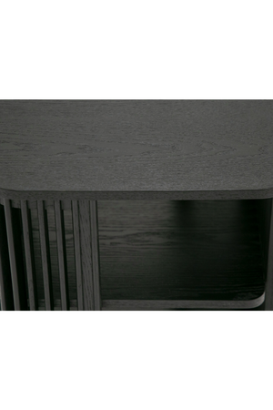 Slatted Black Ash End Table | OROA Modern Thayne | Oroa.com