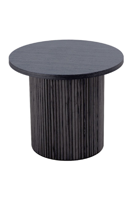 Black Ash Round End Table | OROA Modern Rawlins | Oroa.com