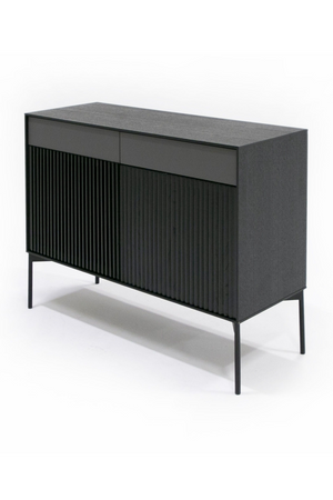 Black Oak Louvered Sideboard | OROA Modern Casper | Oroa.com