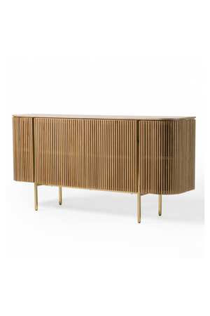 Slatted Natural Ash Sideboard | OROA Modern Sandy | Oroa.com