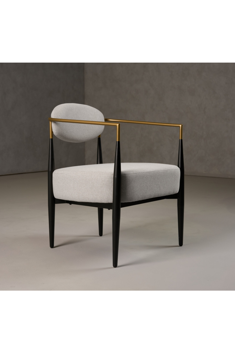Gold-Armed Accent Chair | OROA Modern Liberty | Oroa.com