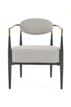 Gold-Armed Accent Chair | OROA Modern Liberty | Oroa.com