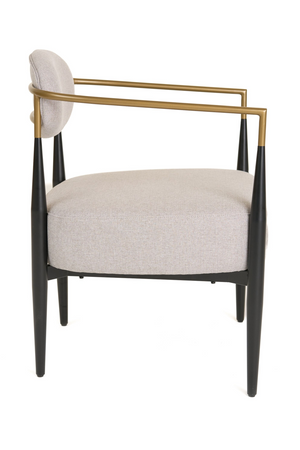Gold-Armed Accent Chair | OROA Modern Liberty | Oroa.com