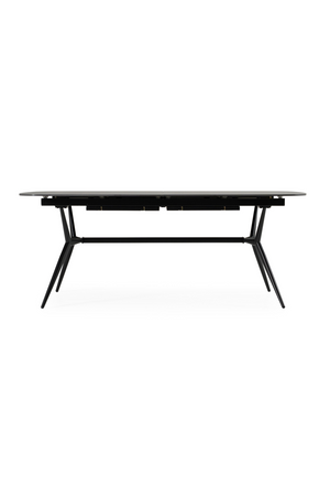 Black Ceramic Extendable Dining Table | OROA Modern Suzie | Oroa.com