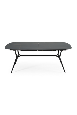 Black Ceramic Extendable Dining Table | OROA Modern Suzie | Oroa.com