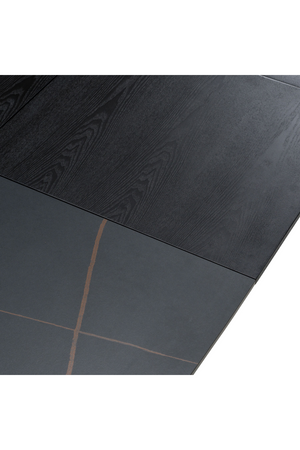 Black Ceramic Extendable Dining Table | OROA Modern Suzie | Oroa.com