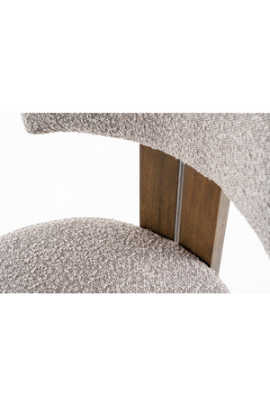 Gray Vegan Leather Dining Chair | OROA Modern Kravitz | Oroa.com