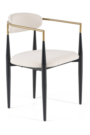 Gold-Armed Dining Chair | OROA Modern Buchtel | Oroa.com