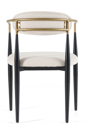 Gold-Armed Dining Chair | OROA Modern Buchtel | Oroa.com