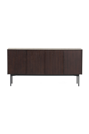 Slatted Smoked Ash Sideboard | OROA Modern Calhoun | Oroa.com