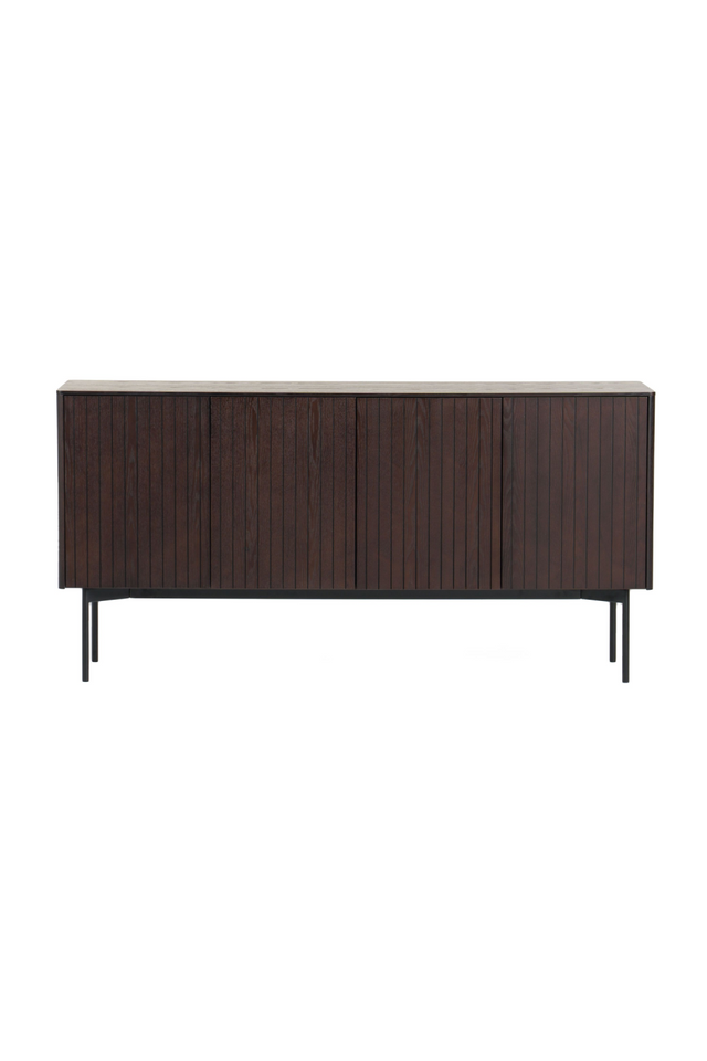 Slatted Smoked Ash Sideboard | OROA Modern Calhoun | Oroa.com