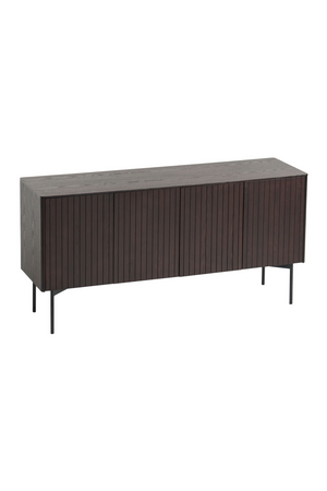 Slatted Smoked Ash Sideboard | OROA Modern Calhoun | Oroa.com