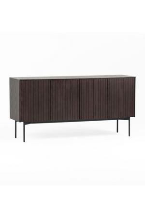 Slatted Smoked Ash Sideboard | OROA Modern Calhoun | Oroa.com