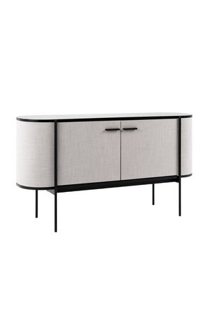 Beige Fabric 2-Door Sideboard | OROA Modern Hobart | Oroa.com