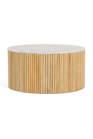 Mango Wood Base Coffee Table | OROA Modern Cambridge | Oroa.com