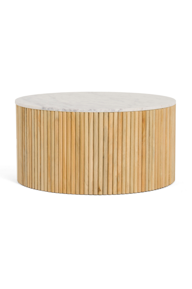 Mango Wood Base Coffee Table | OROA Modern Cambridge | Oroa.com