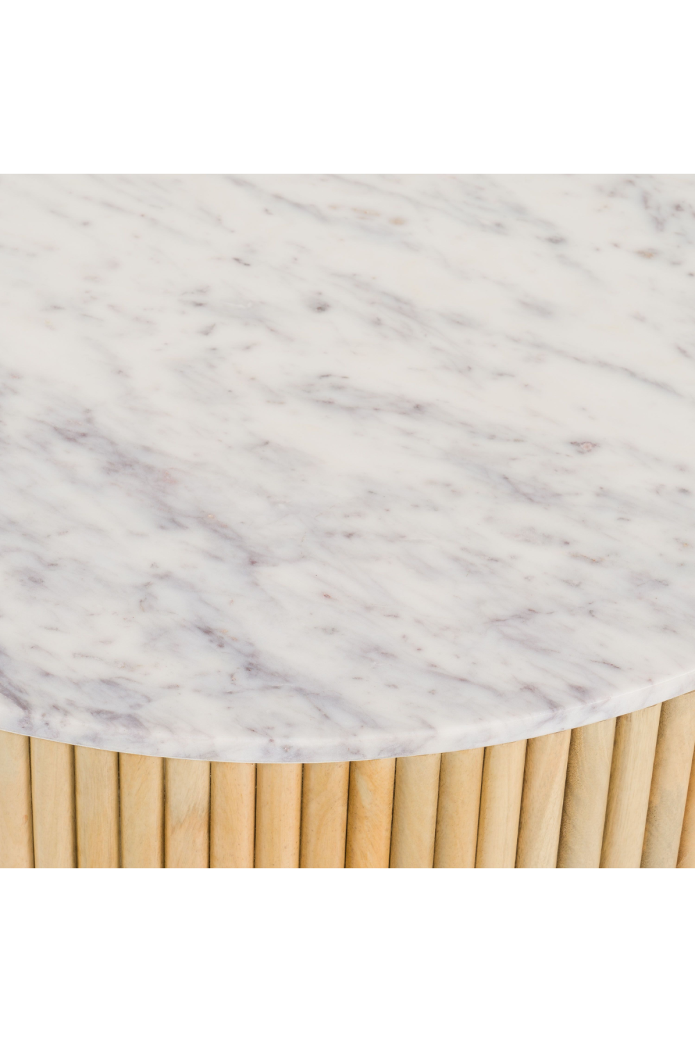 Mango Wood Base Coffee Table | OROA Modern Cambridge