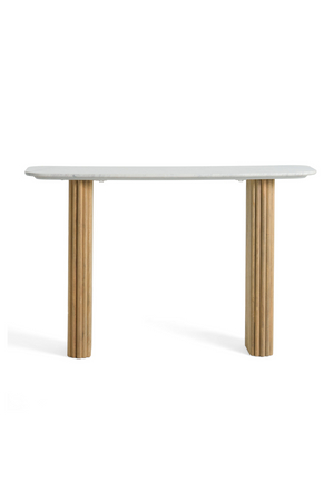 White Marble Console Table | OROA Modern Cambridge | Oroa.com