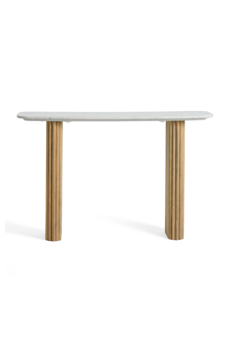 White Marble Console Table | OROA Modern Cambridge | Oroa.com