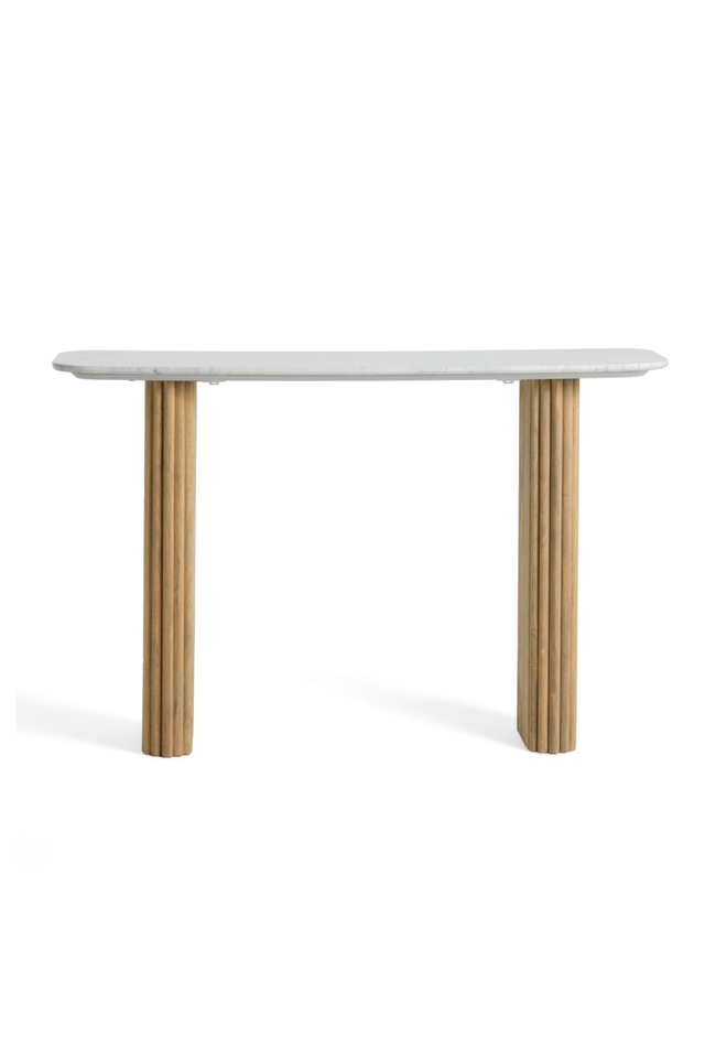 White Marble Console Table | OROA Modern Cambridge | Oroa.com