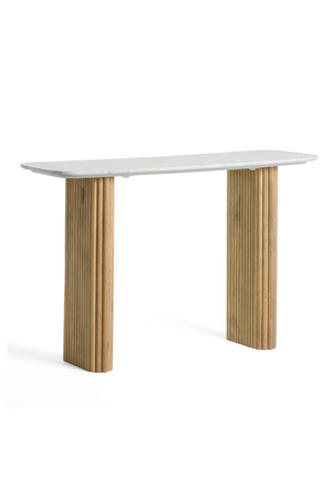 White Marble Console Table | OROA Modern Cambridge | Oroa.com