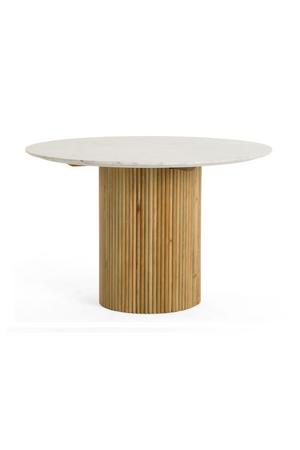 White Marble Dining Table | OROA Modern Cambridge | Oroa.com